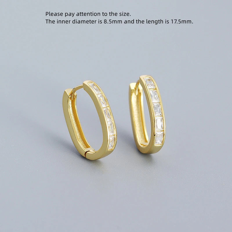 Geometric Hoop Earrings