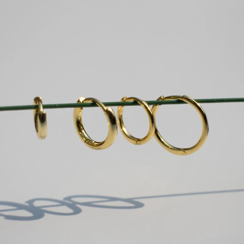 Hoop Earrings Gold And Silver