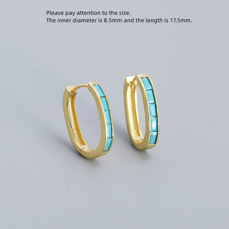 Geometric Hoop Earrings