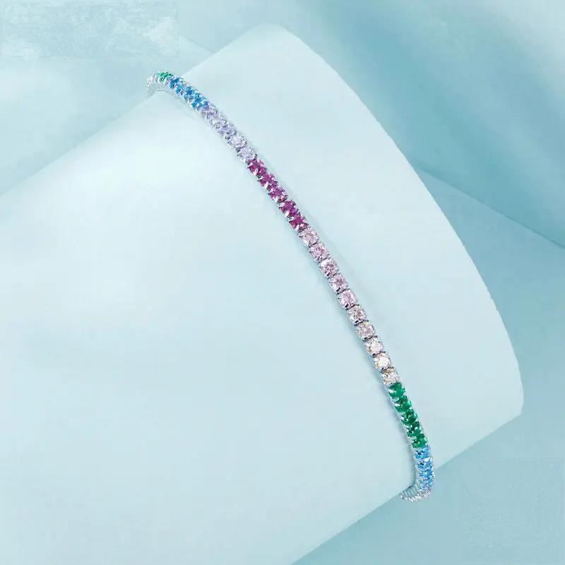 Multicolour Tennis Bracelet