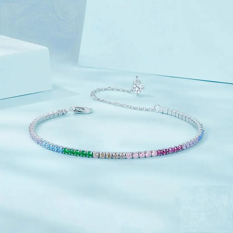 Multicolour Tennis Bracelet