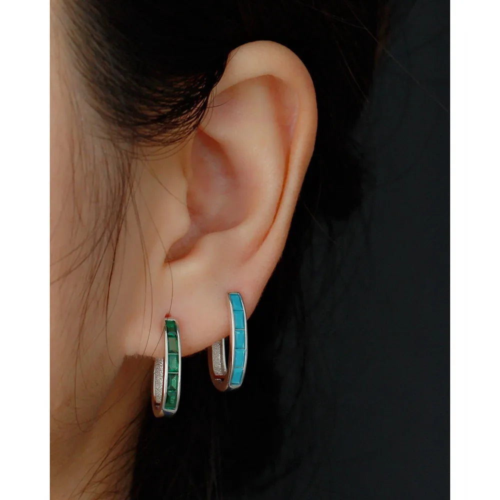 Geometric Hoop Earrings