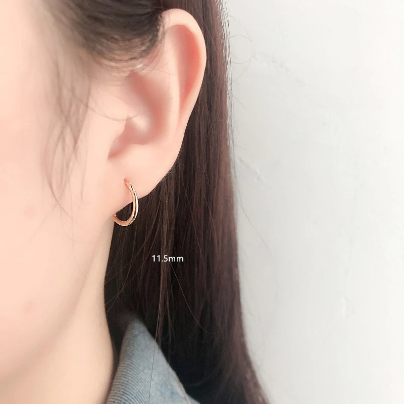 Hoop Earrings Gold And Silver