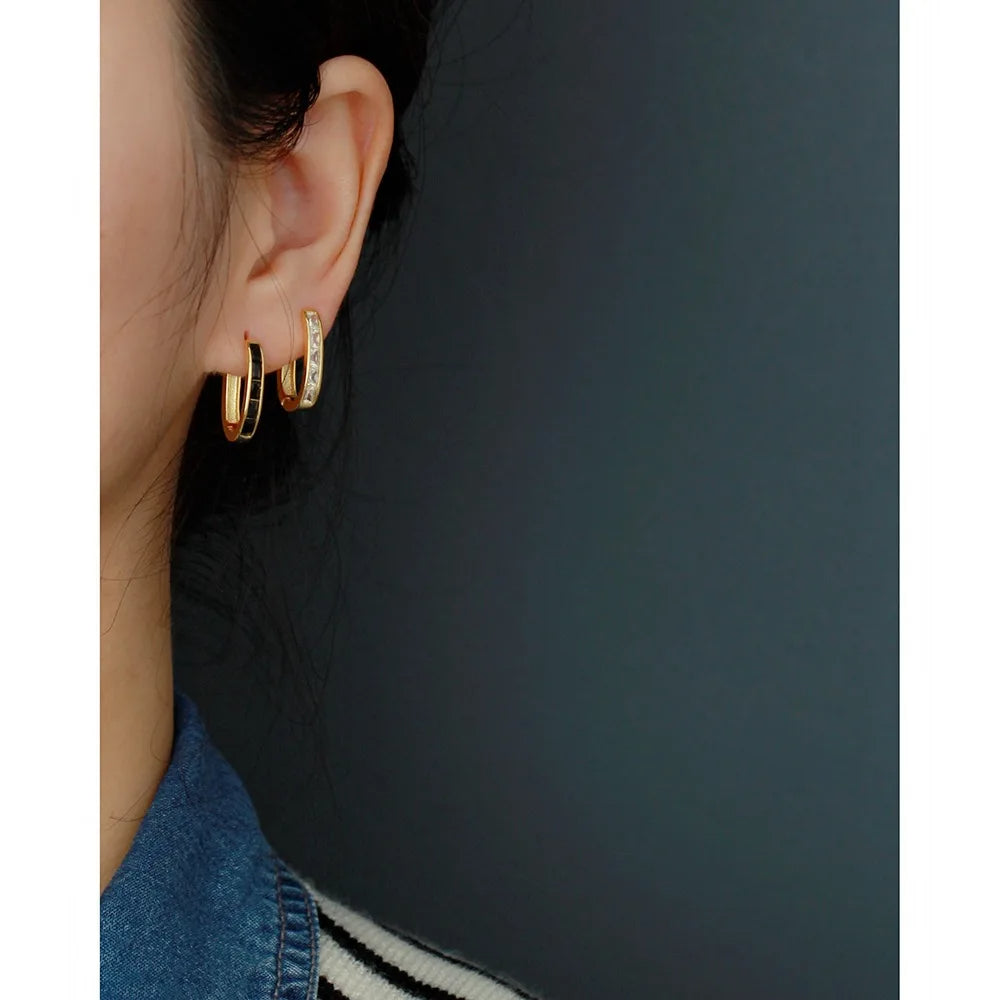 Geometric Hoop Earrings