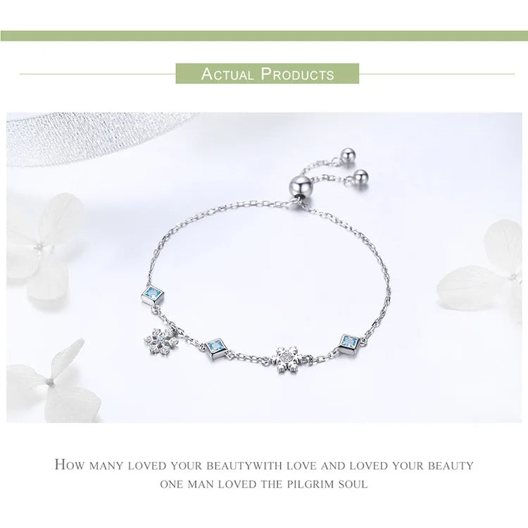 Snowflake Silver Bracelet