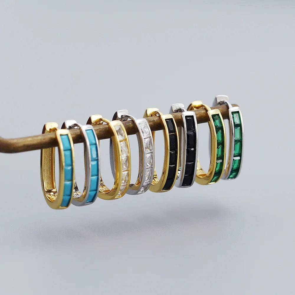 Geometric Hoop Earrings