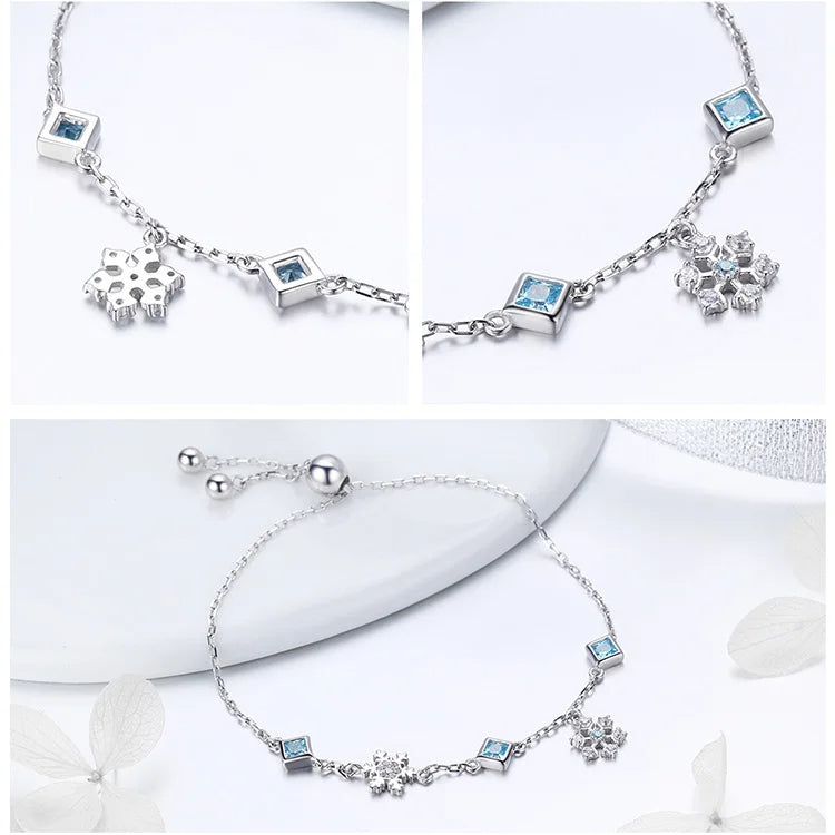 Snowflake Silver Bracelet