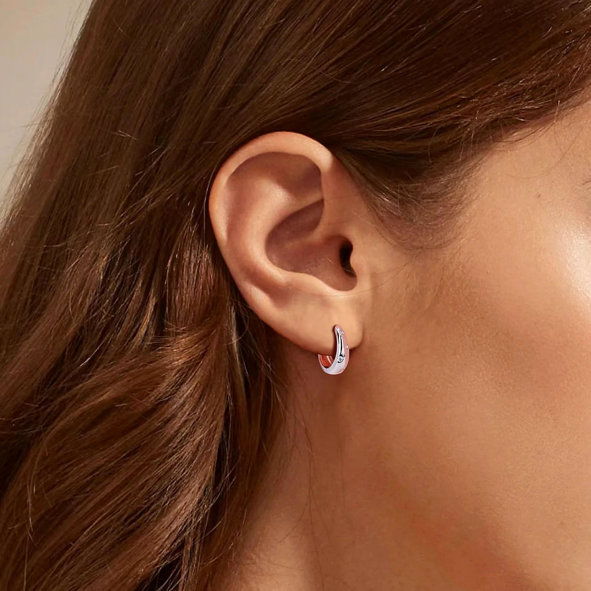 Sora Scatter Huggie Earrings